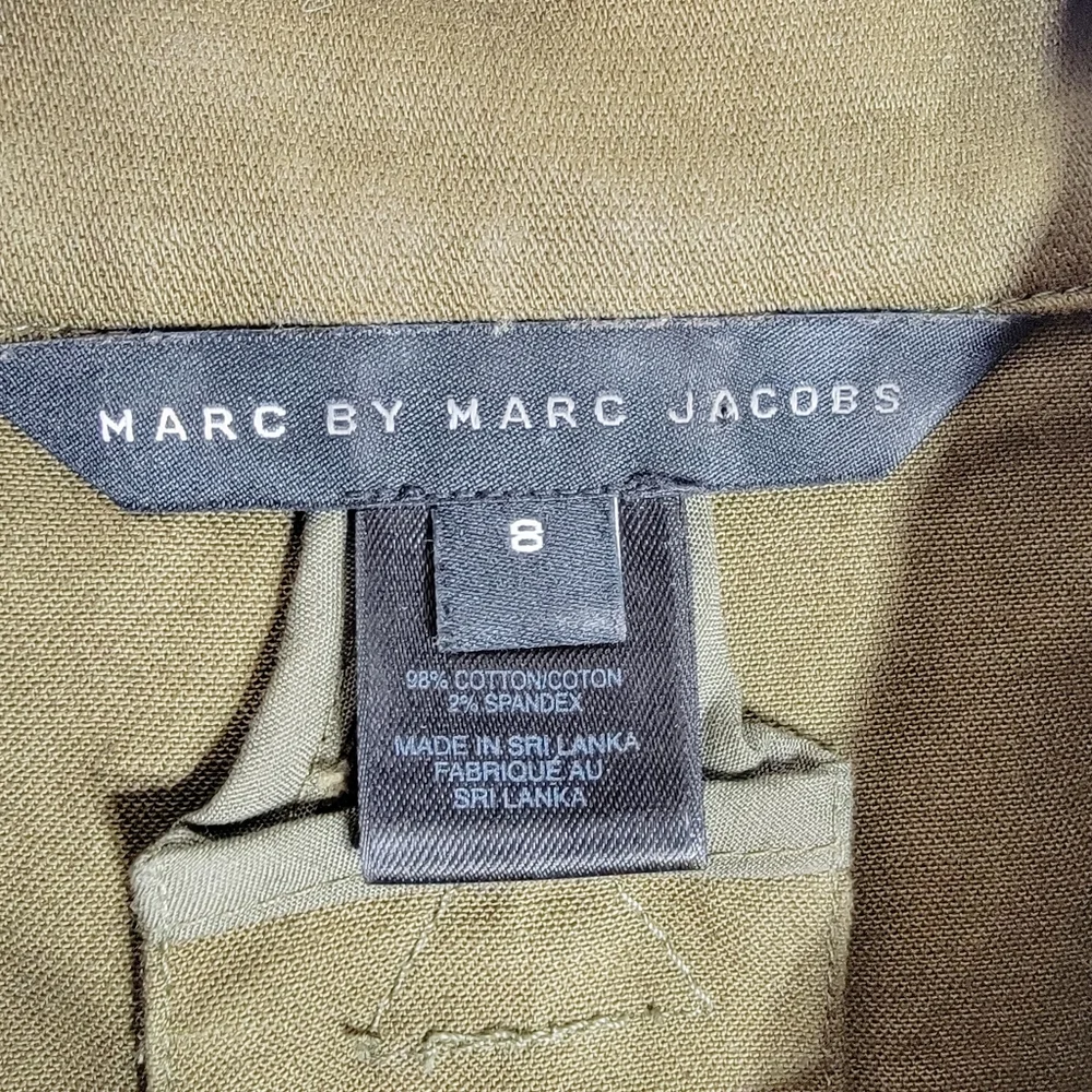 MARC by MARC JACOBS | Olive Green | Short Sleeve Utility Mini Dress | Size 8 - Picture 5 of 10